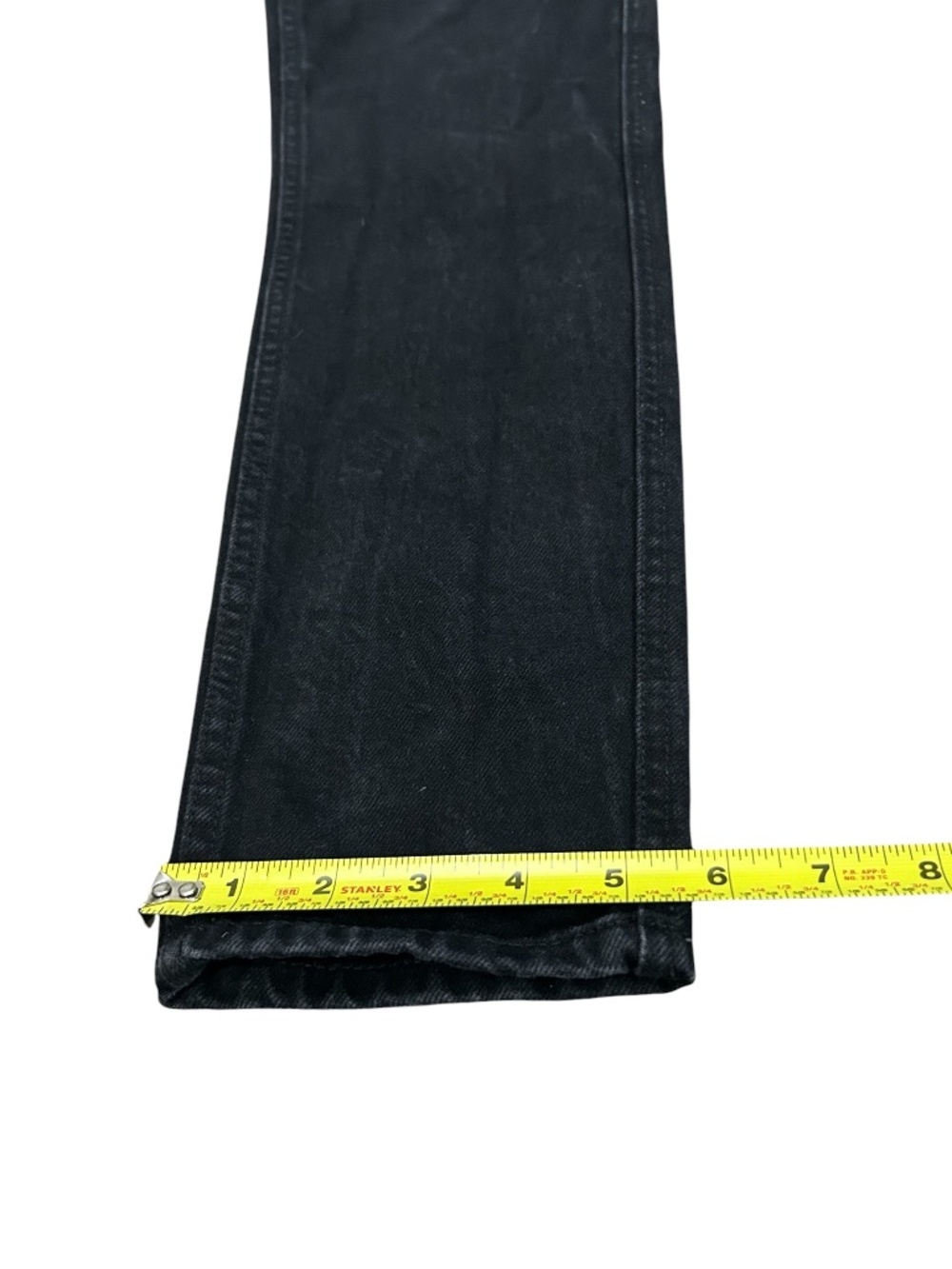 Sézane Denim Le Brut Sexy Jeans Black Size 26 Style S22IPAN004N Organic Cotton - Picture 12 of 16
